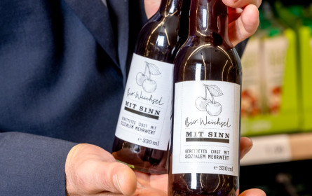 „Gerettetes“ Obst im Bio_Weichselsaft mit Sinn