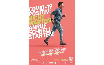 Haslinger, Keck. PR kommuniziert für die Covid-19 Awareness-Kampagne