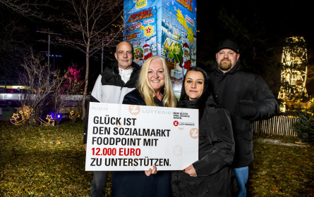 Rubbellos „X-large“ brachte 12.000 Euro für „Foodpoint“