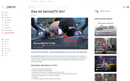 ServusTV goes On Demand