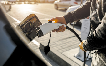 E-Autos werden im Handel geladen