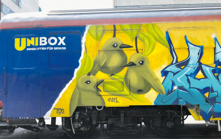 UniBox bringt Farbe in die Tabakfabrik Linz