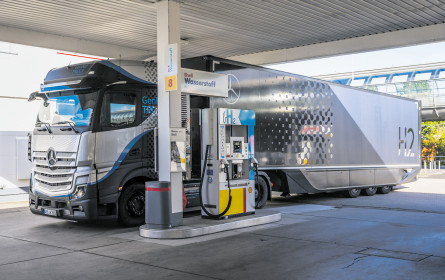 Lkw fahren schon bald mit E- und H2-Motoren