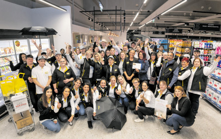 Billa in Baden punktet mit dickem grünen Plus