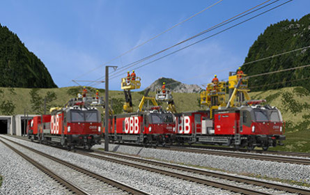 Palfinger auf Schiene