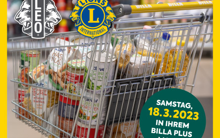 Billa Plus veranstaltet Leo & Lions Sammeltag am 18. März