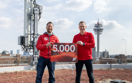 A1 und Nokia nehmen den 5.000. 5G Sender in Betrieb