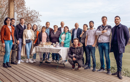 Billa zu Besuch bei Flachgauer Produzenten
