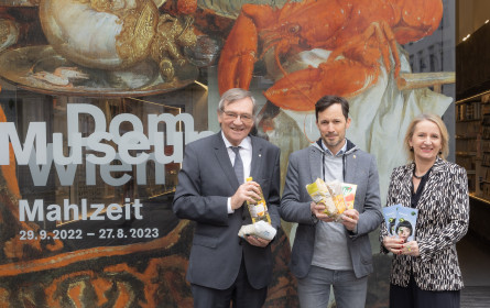 Lebensmittel spenden und Kunst genießen