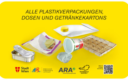 Gelbe Tonne: Sammelmenge in Wien steigt um rund 20 Prozent