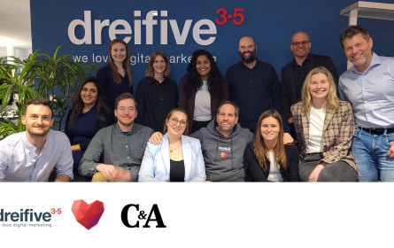dreifive und C&A feiern 10 Jahre Zusammenarbeit