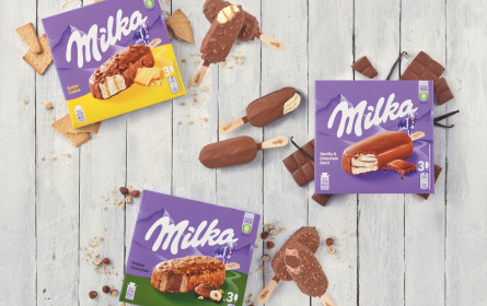 Neues Stieleis-Trio von Milka