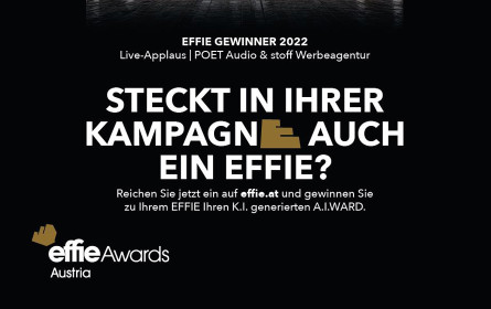 Effie 2023: Call for Entries! Steckt in Ihrer Einreichung auch ein Effie?