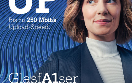 Bei der neuen A1 GlasfA1ser-Werbekampagne geht’s Up