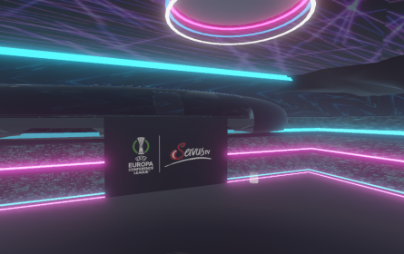 UEFA Europa Conference League Finale bei ServusTV auf der Laoloa1Sportinsel im Metaverse