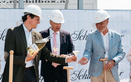 Spatenstich für Schlumberger-Sektproduktion in Müllendorf