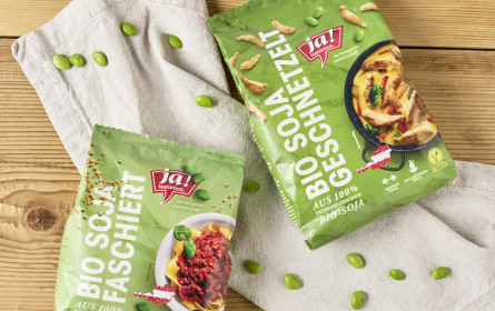 Ja! Natürlich präsentiert neues Bio-Sojageschnetzeltes