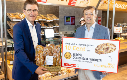 Spar unterstützt das Wildnisgebiet Dürrenstein-Lassingtal