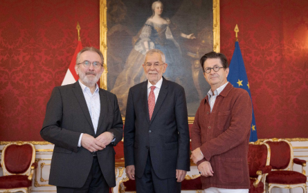 Reporter ohne Grenzen beim Präsidenten