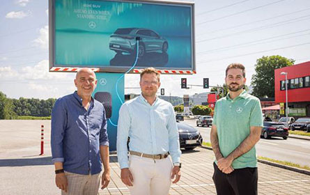 Epamedia inszeniert Sonderwerbeform für Mercedes-Benz Österreich