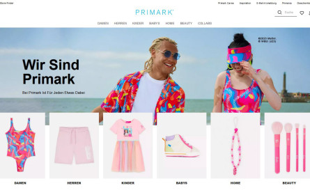 Primark Österreich launcht neue Website mit praktischen Tools