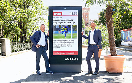 Goldbach Austria und „Heute“ kooperieren jetzt auch im DOOH Bereich