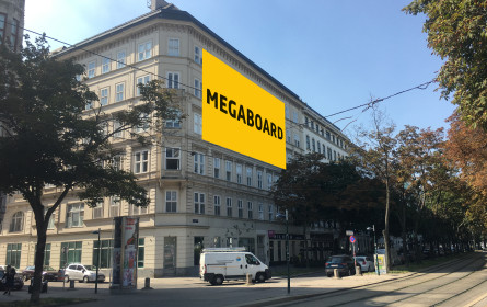 Einzigartige Megagerüst am Franz Josefs Kai 39