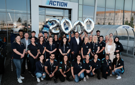 Action begrüßt Mitarbeiter Nummer 2000 in Österreich