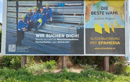 Plakatwerbung mit Epamedia unterstützt Recruiting von Wuppermann