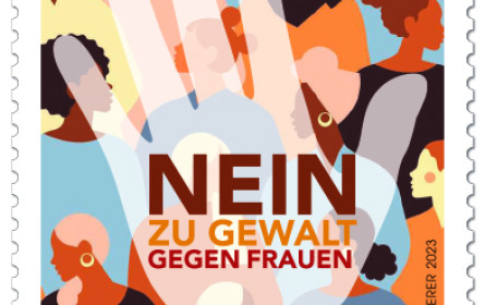 "Nein zu Gewalt gegen Frauen:" Post präsentiert neue Sonderbriefmarke