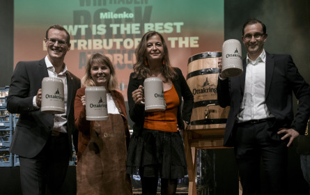 Beim Bockbieranstich wurde mit den Ottakringer-Partnern angestoßen
