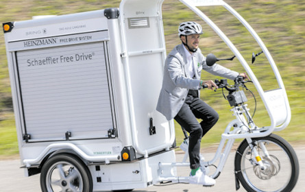 Kettenloser Antrieb für E-Cargo-Bikes