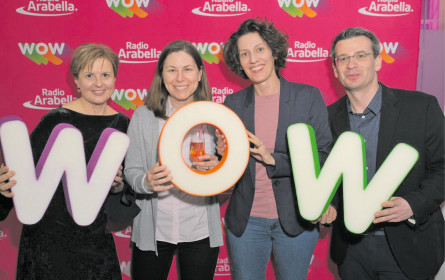 Radio Arabella feiert mit dem Wow-Faktor