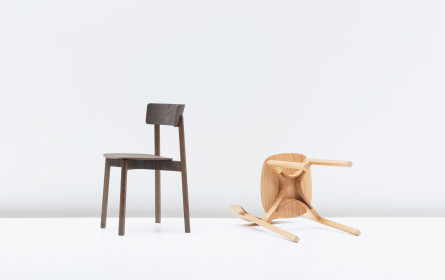 Ein archetypischer Holzstuhl, ganz neu interpretiert