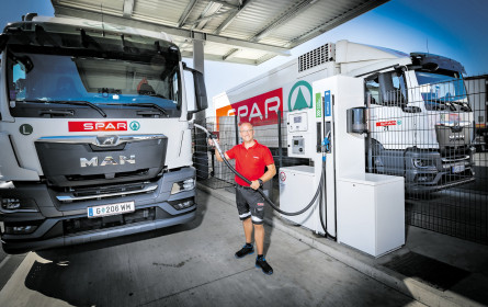 Spar reduziert Lkw-Emissionen