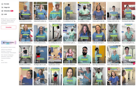 Spitäler auf TikTok