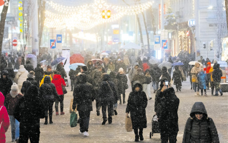 Auftakt mit kalter Luft nach oben