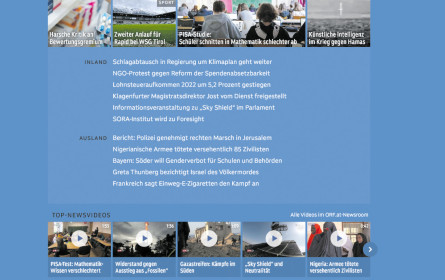 Auch im Q3 führt ORF.at die ÖWA-Parade an 