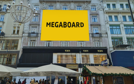 Megagerüst am Graben in der Wiener Innenstadt