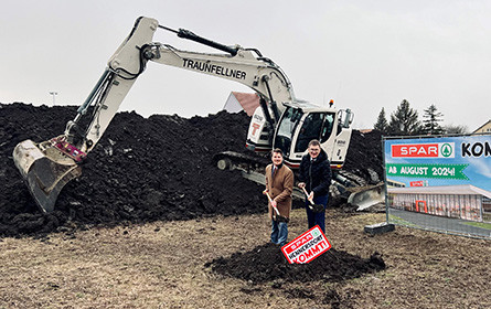 Spatenstich für Spar in Hennersdorf