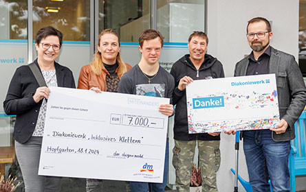 7.000 Euro für „Inklusives Klettern"