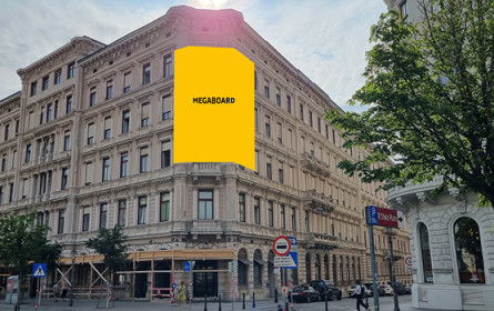 Ein weiteres brandneues MEGAgerüst im ersten Bezirk von Wien