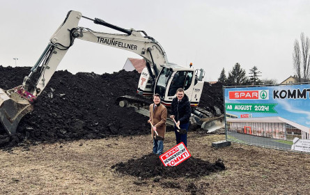 Spatenstich für Spar in Hennersdorf