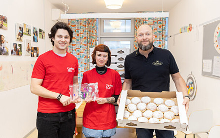Faschingskrapfen für Mutter-Kind-Haus der Caritas