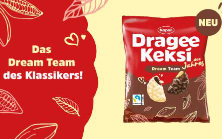 Napoli Dragee Keksi des Jahres: „Dream Team“ im neuen Design