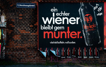 fritz-kola: Ein echter Wiener bleibt gern munter