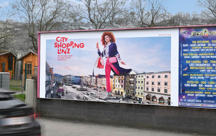 Riesenauftritt für City Shopping Linz