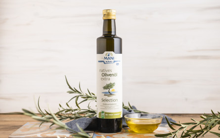 Sortenreines Mani Bio-Olivenöl erstmals bei Billa erhältlich