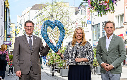 Die Welser Innenstadt blüht auf