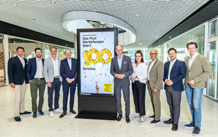 Werbefenster feiert 100. DOOH-Screen in Österreich